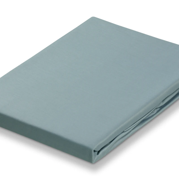 Toplagen, Pearl blue, Bomuldssatin